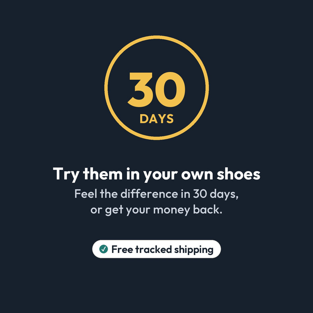 The 30-Day Promise: feel the difference or get your money back