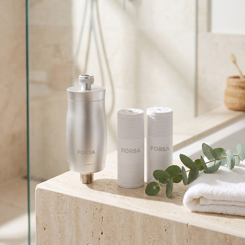 FORSA starter bundle: shower filter and two replacement cartridges