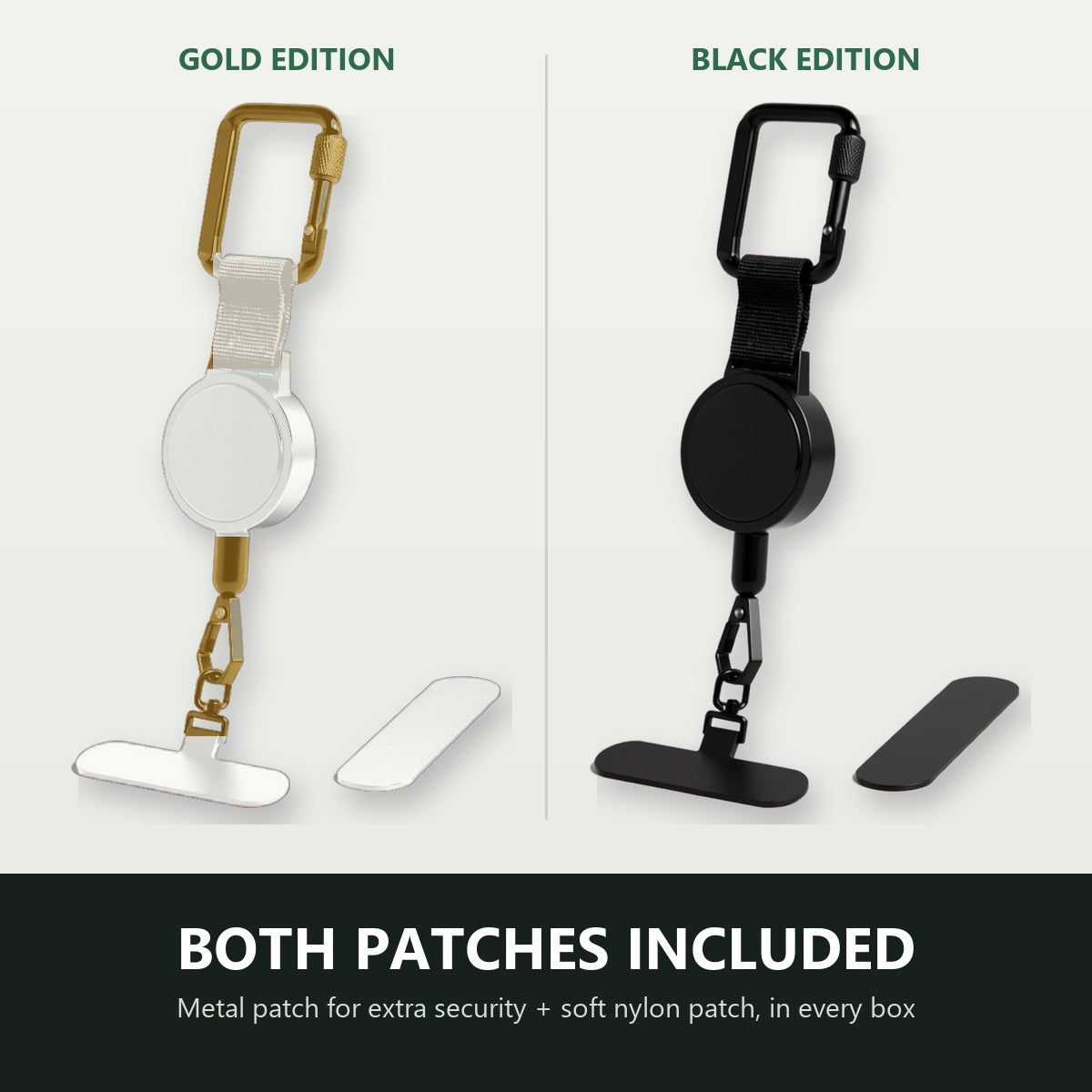 Both patches included, Black and Gold edition