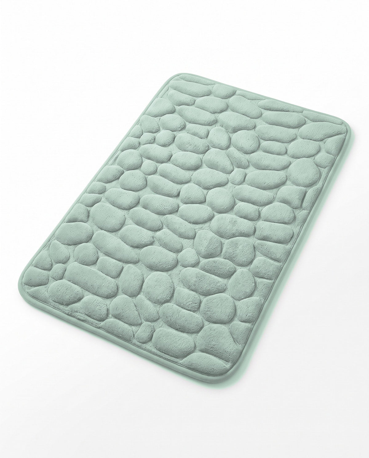The Pebble Bath Mat in Celadon Green