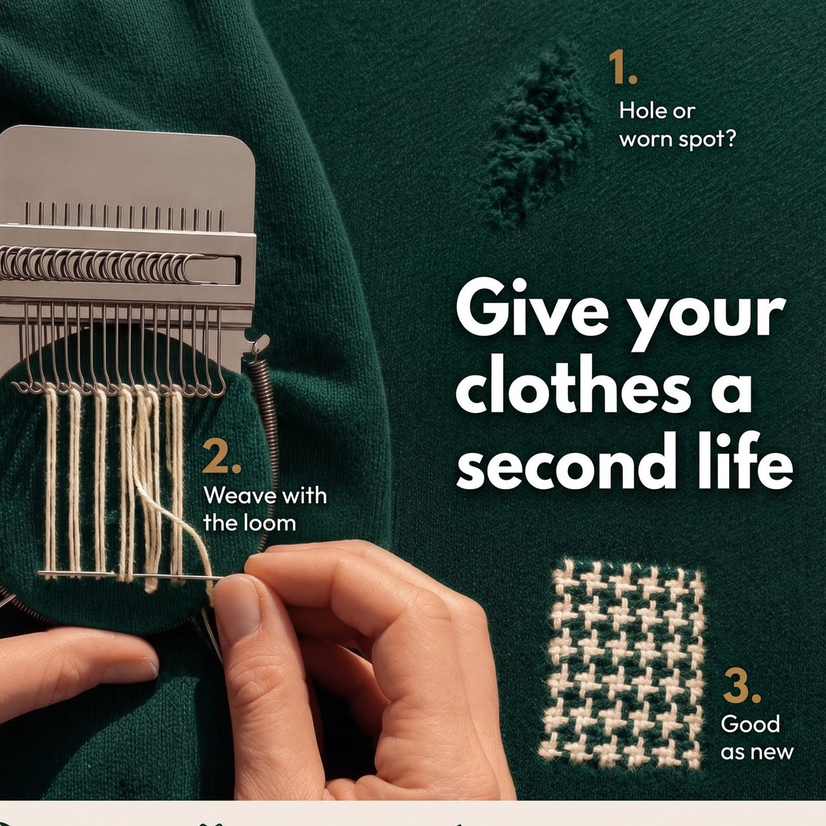 Give your clothes a second life in three steps