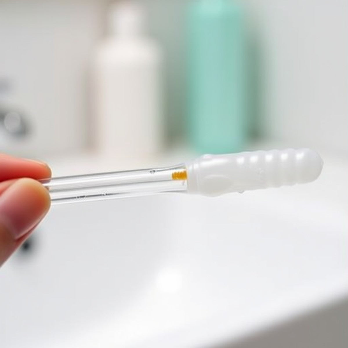 Soft, ridged sticky silicone tip of the LYDA Ear Stick