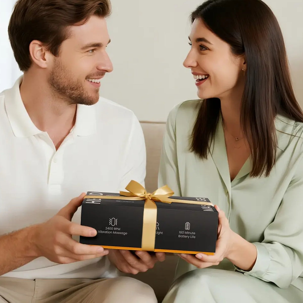 PIRRA scalp massager in its gift box