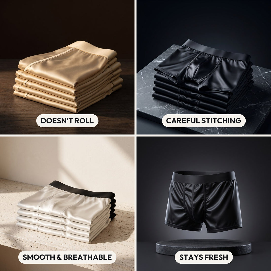 SVALKA silk boxer details