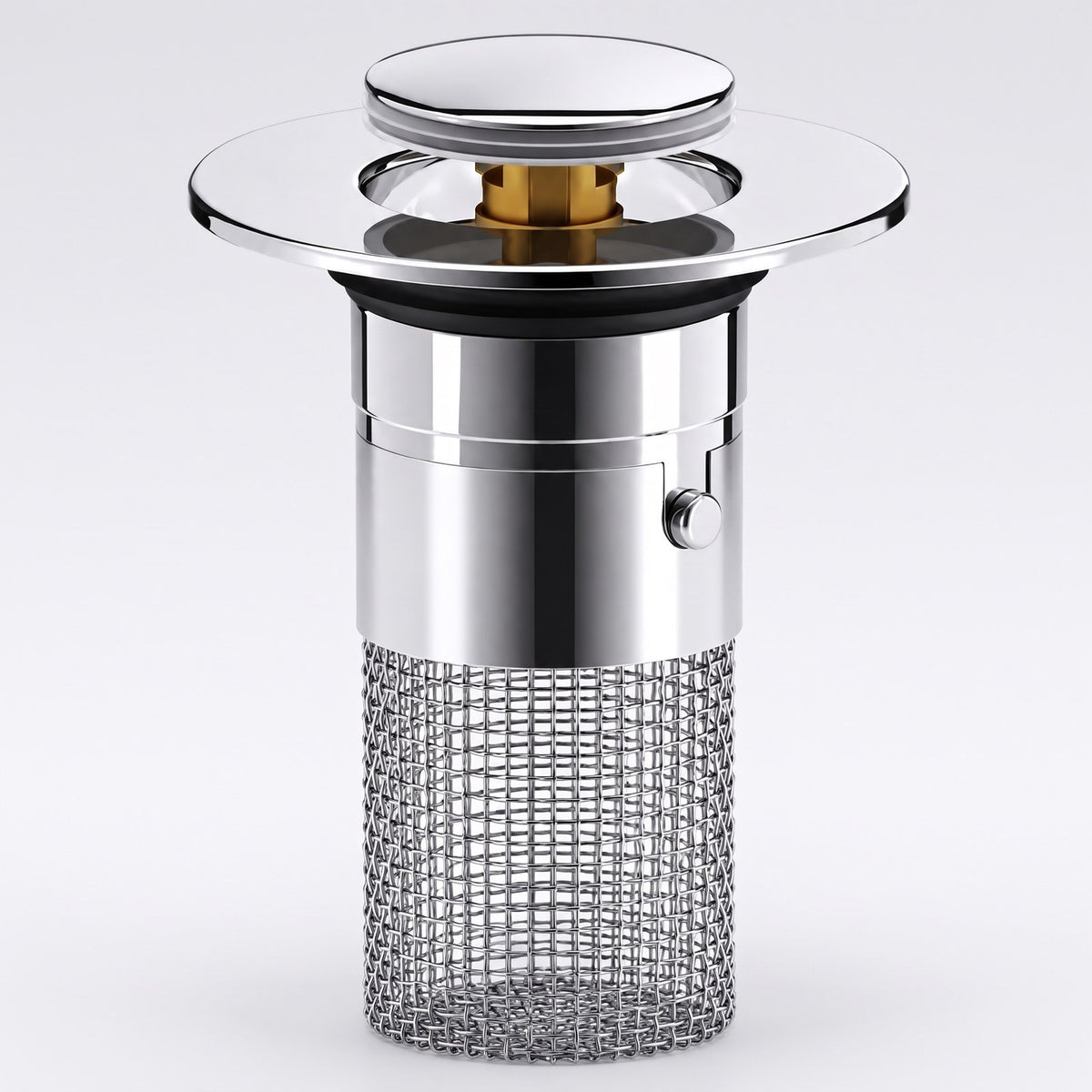 KLARA pop-up drain filter with stainless mesh basket