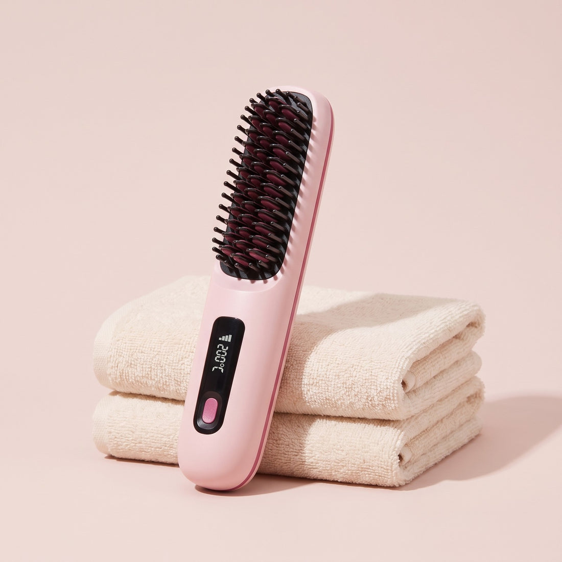 Pink — BORSTA cordless smoothing brush