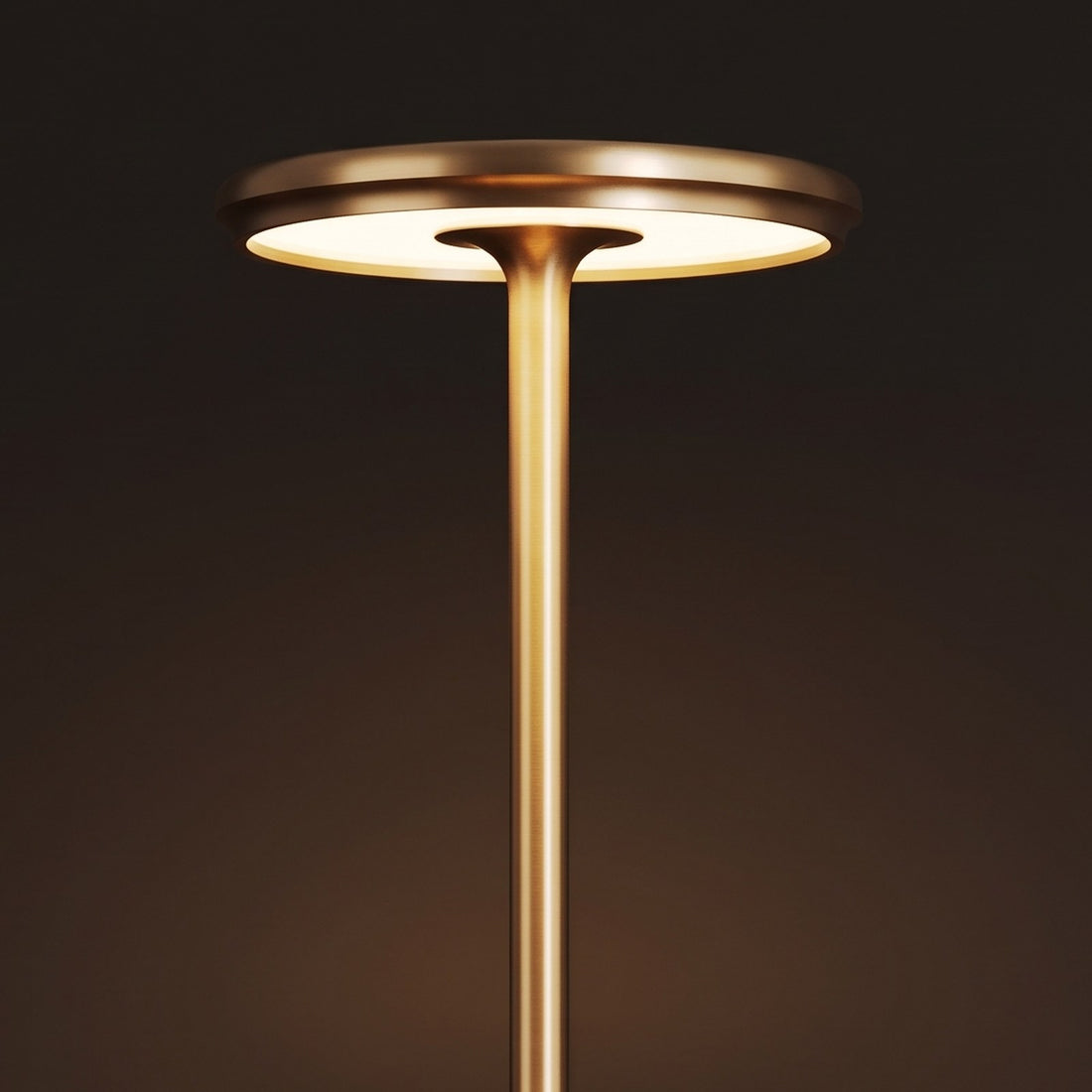 GLIMMA lamp shade with warm LED light, close-up