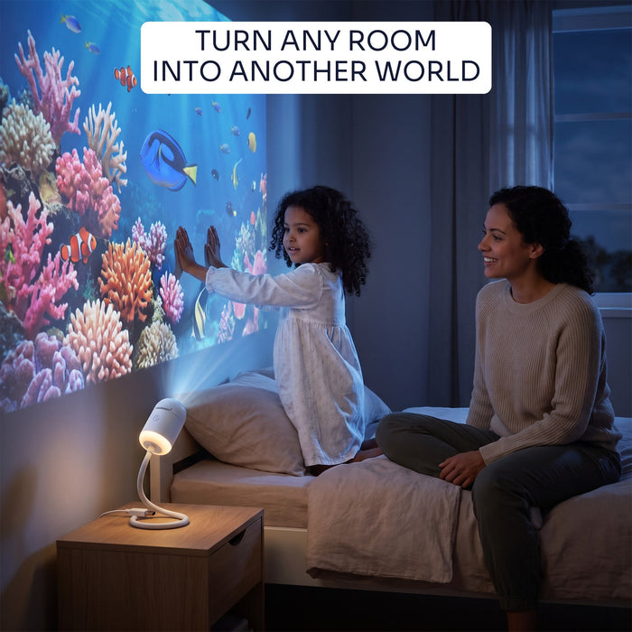 HIMLA turns a child's bedroom wall into a coral reef