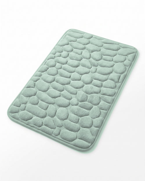The Pebble Bath Mat in Celadon Green