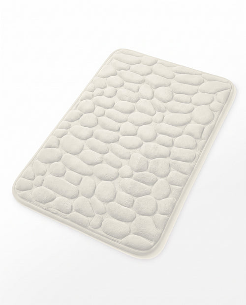 The Pebble Bath Mat in Off-White