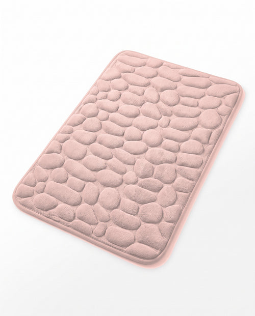 The Pebble Bath Mat in Powder Pink