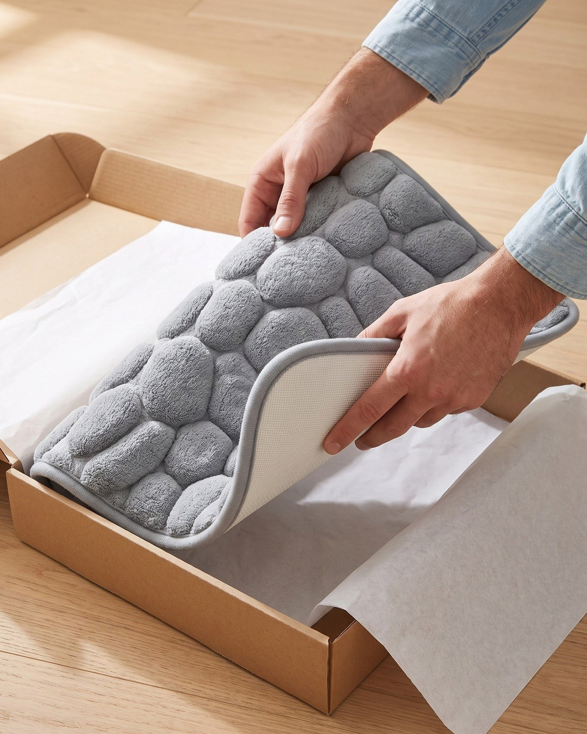 Unboxing the Pebble Bath Mat