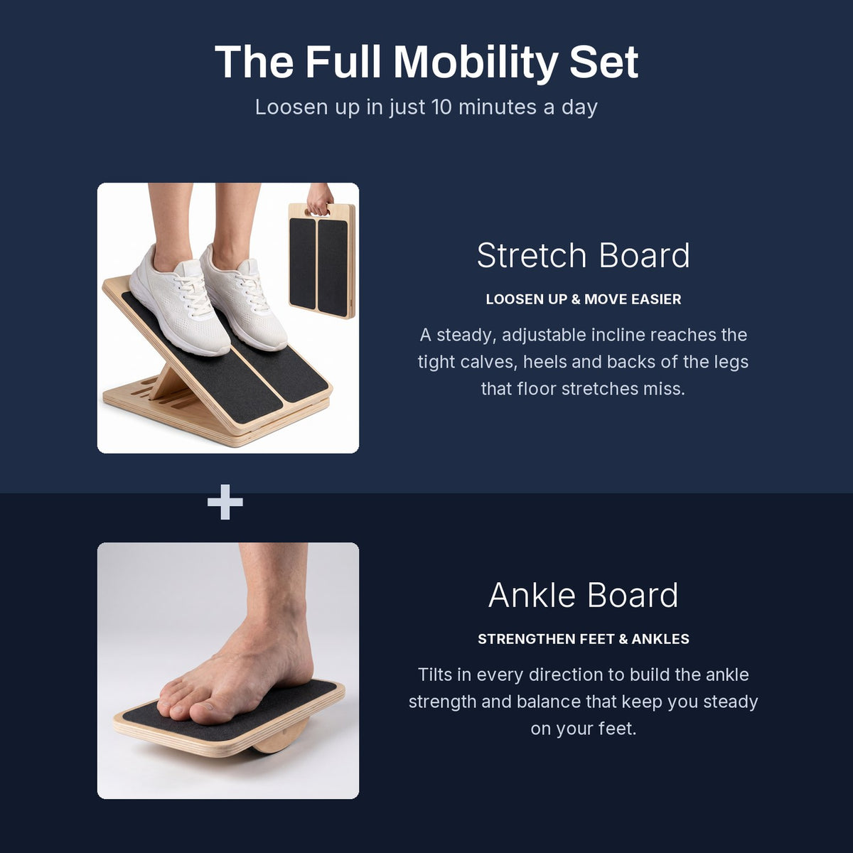 The Full Mobility Set: Stretch Board and Ankle Board
