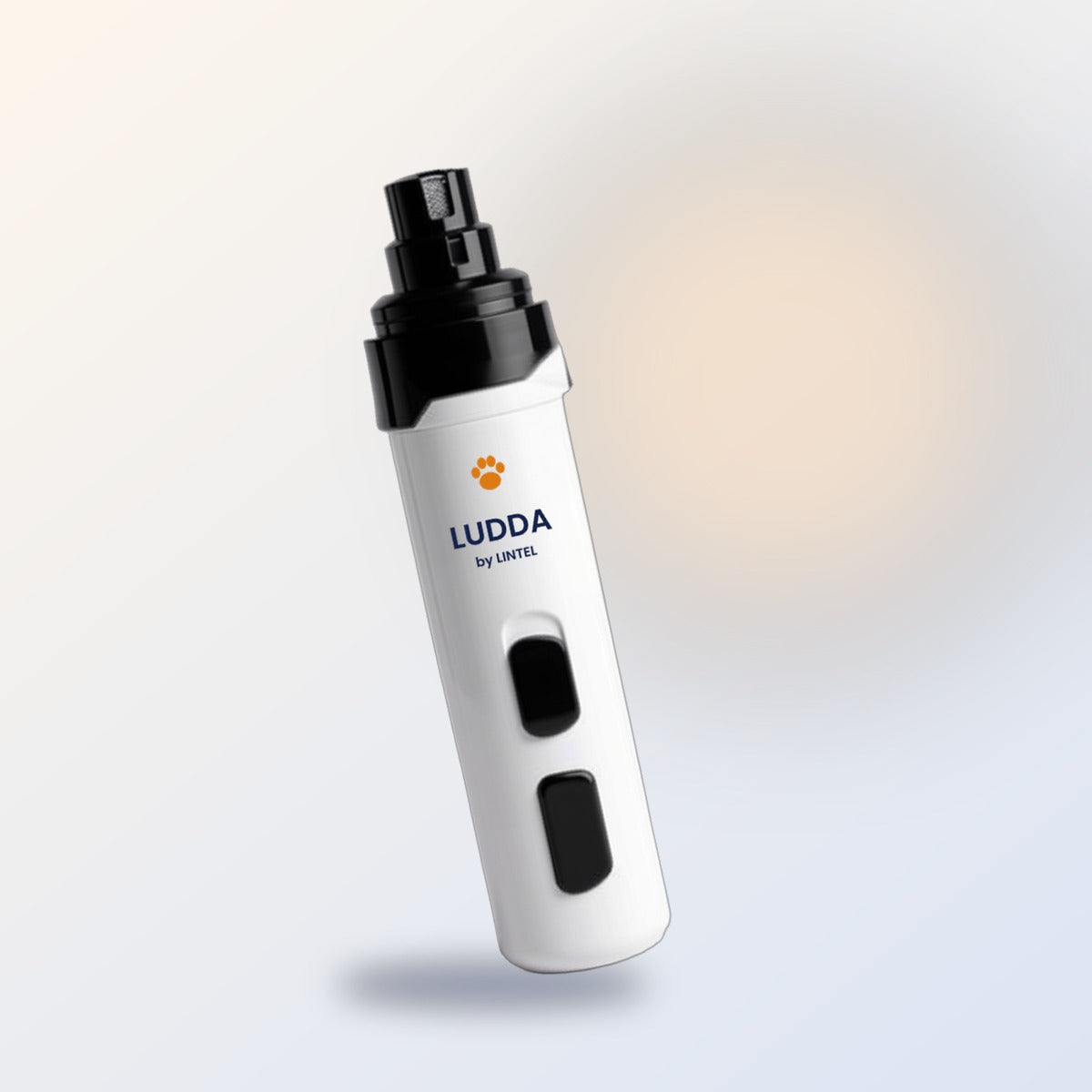 LUDDA Pro whisper-quiet pet nail grinder in Cloud White