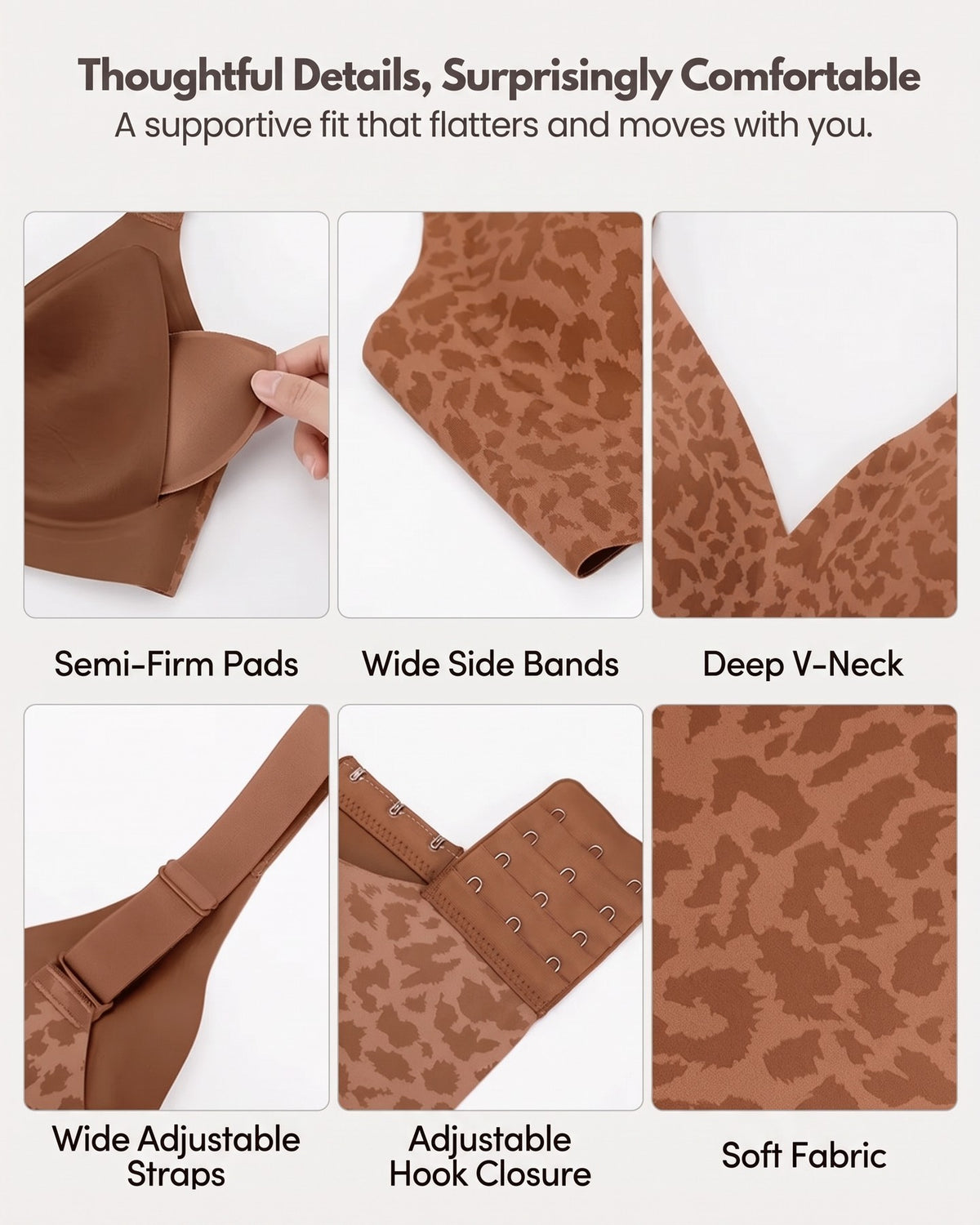MJUKA comfort bra details