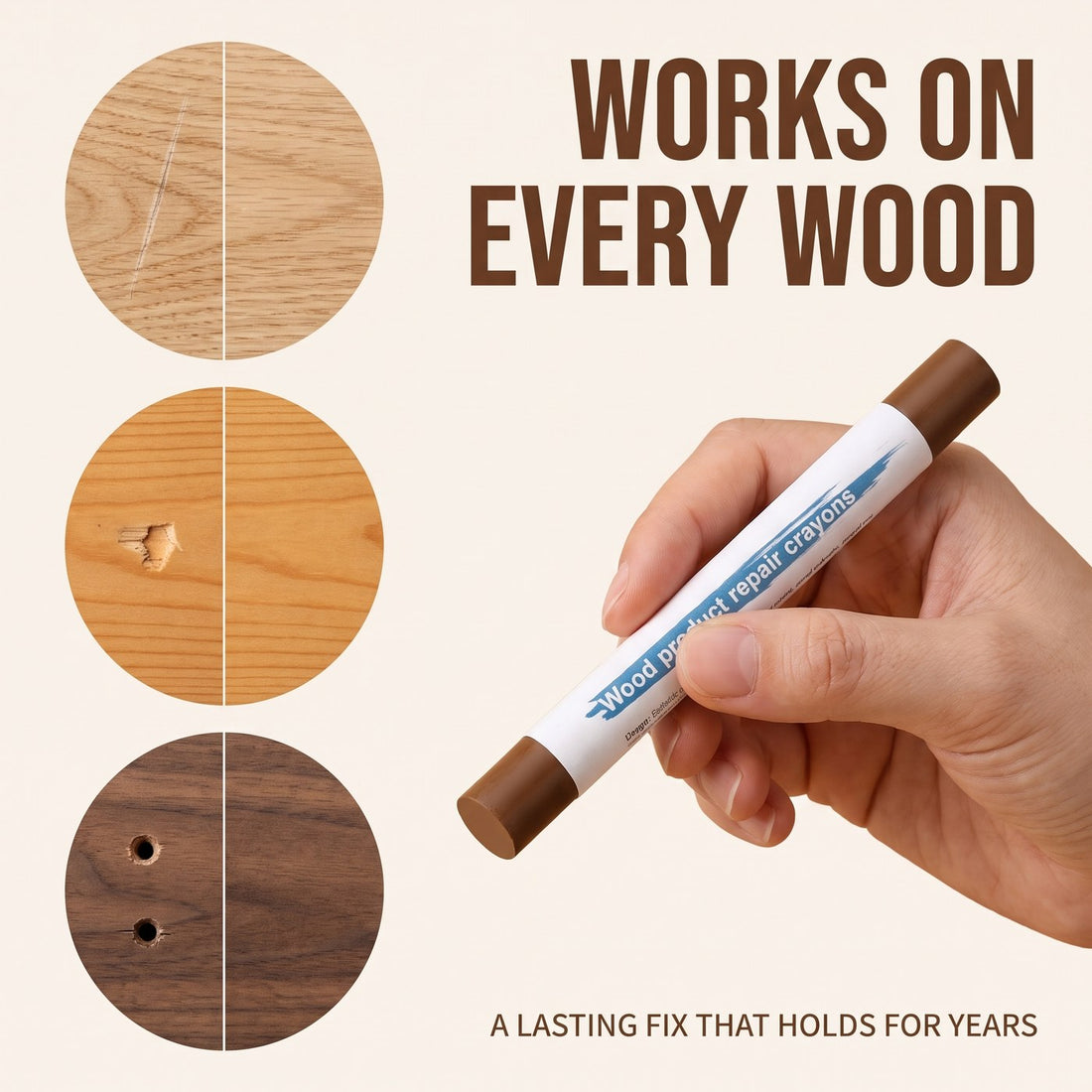 REPA works on light, mid and dark wood