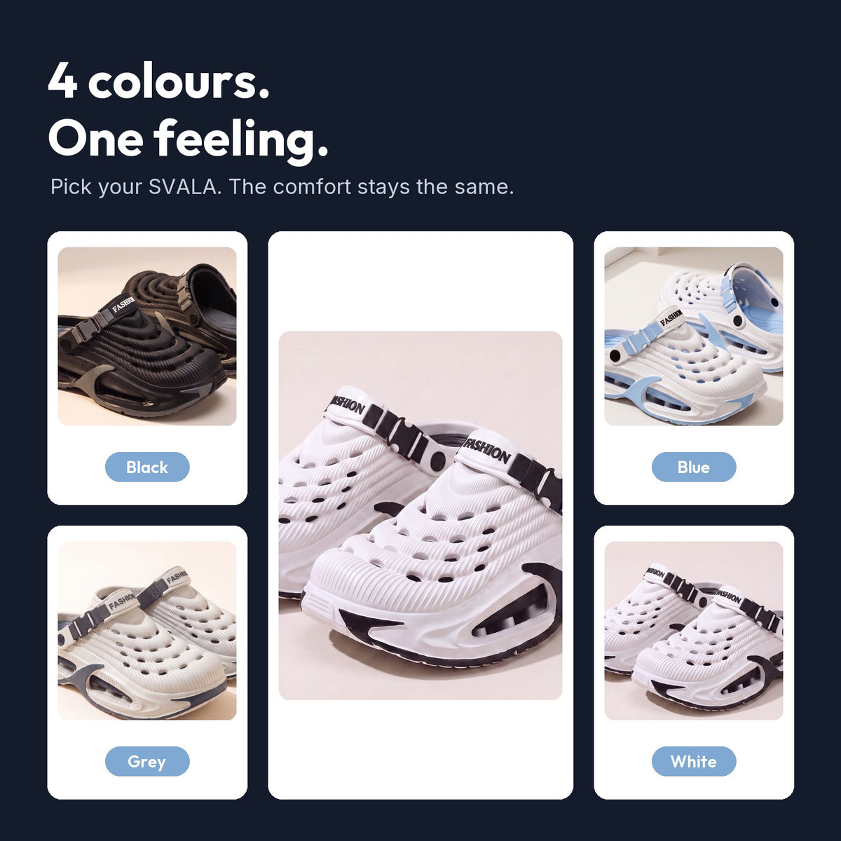4 colours, one feeling