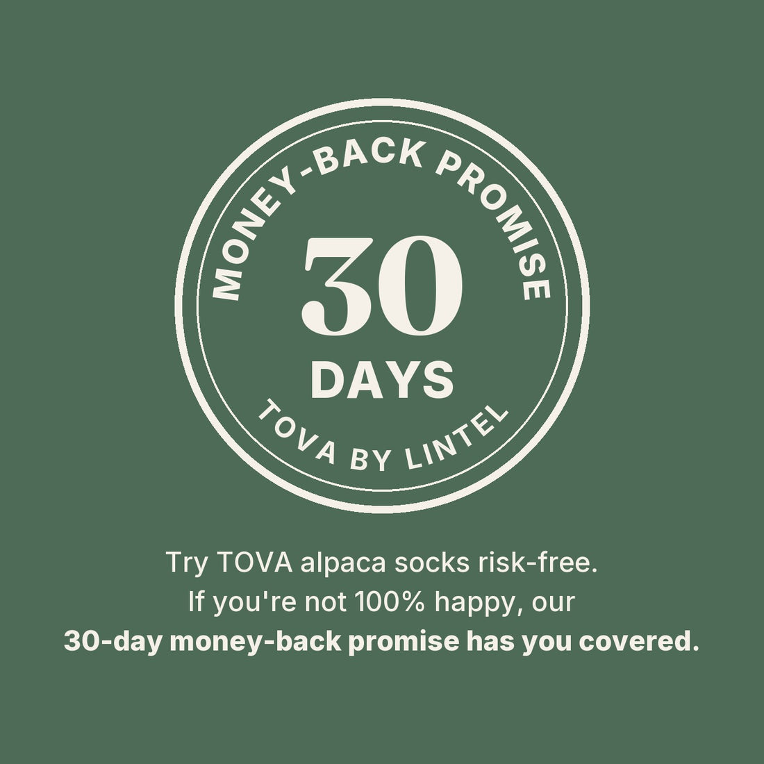 30-day money-back promise